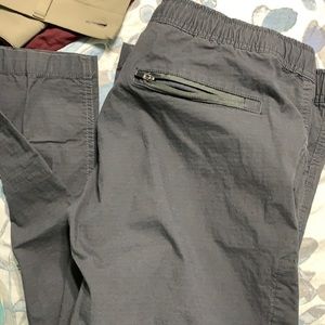 Dark gray BYLT weekender pants